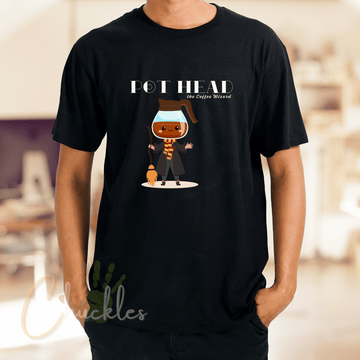 Pot head - the coffee wizard Unisex Softstyle T-Shirt