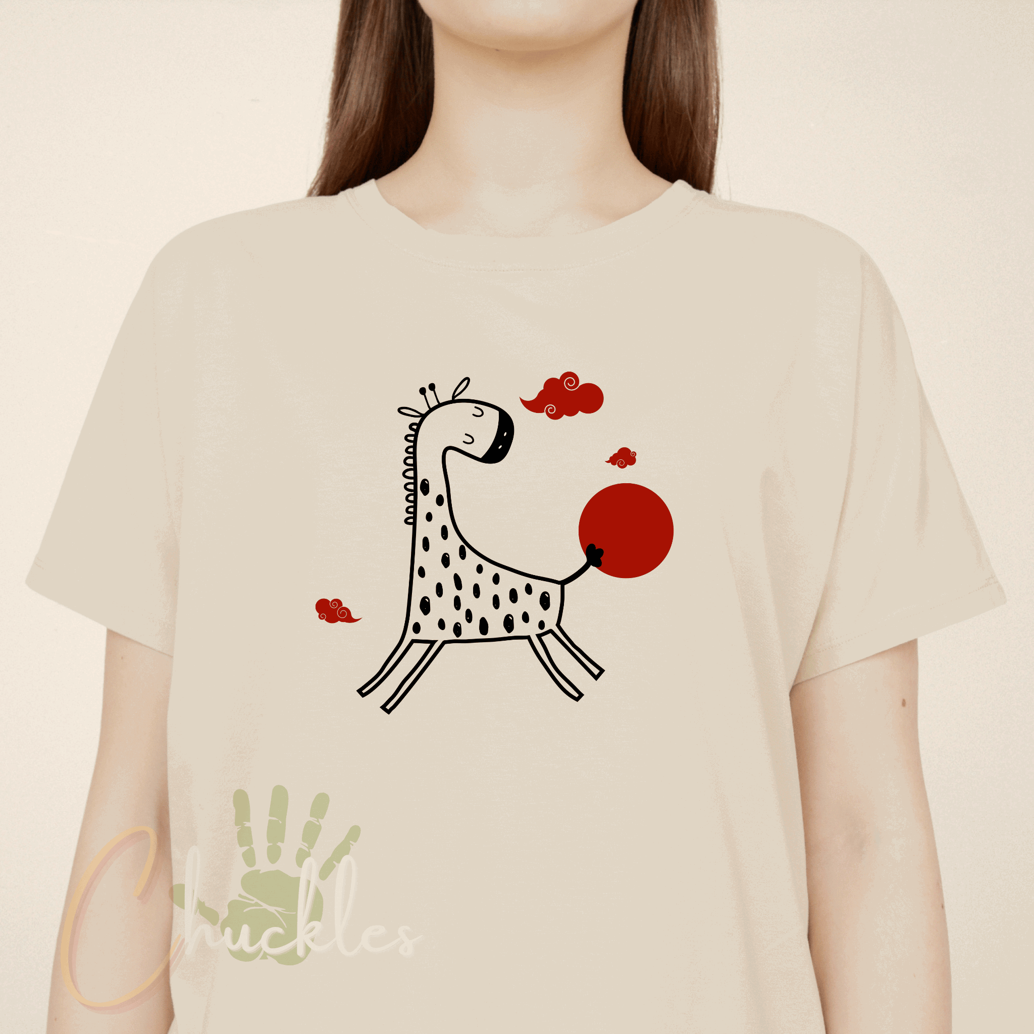 Giraffe Moon Unisex Softstyle T-Shirt